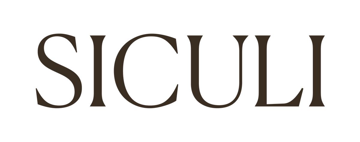 The word 'SICULI' appears in large, dark brown serif letters on a plain white background.